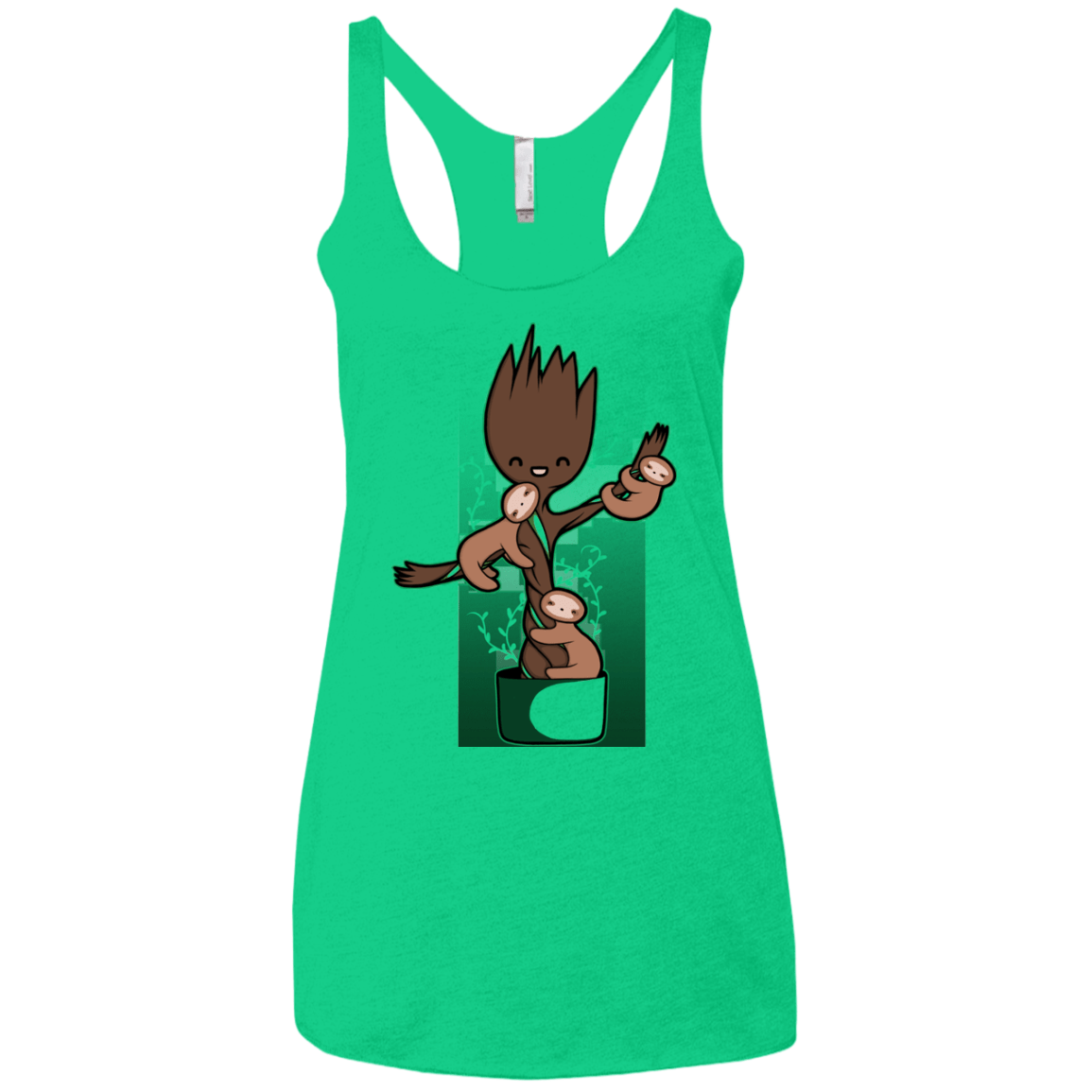 T-Shirts Envy / X-Small Chilling Out Women's Triblend Racerback Tank