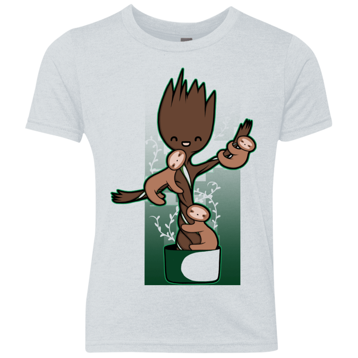 T-Shirts Heather White / YXS Chilling Out Youth Triblend T-Shirt