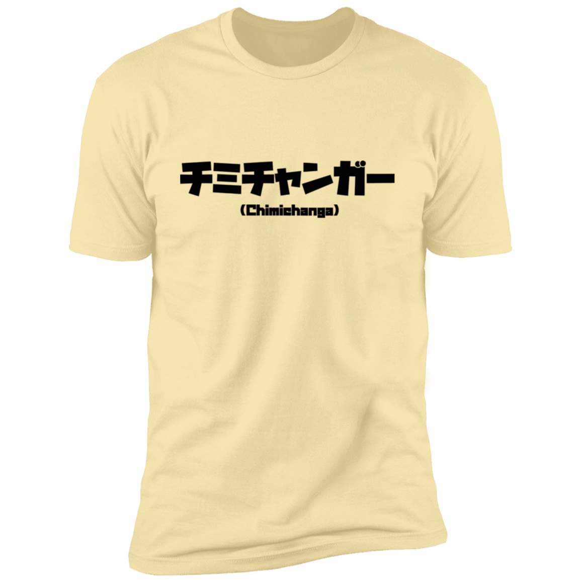 T-Shirts Banana Cream / S Chimichanga Kanji Men's Premium T-Shirt