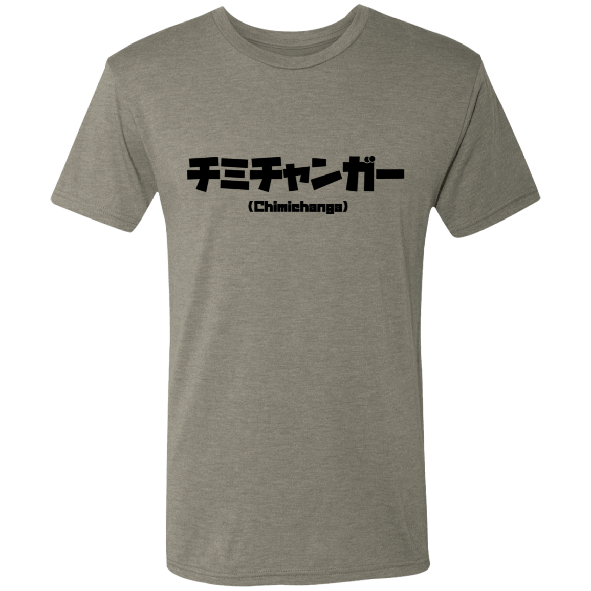 T-Shirts Venetian Grey / S Chimichanga Kanji Men's Triblend T-Shirt