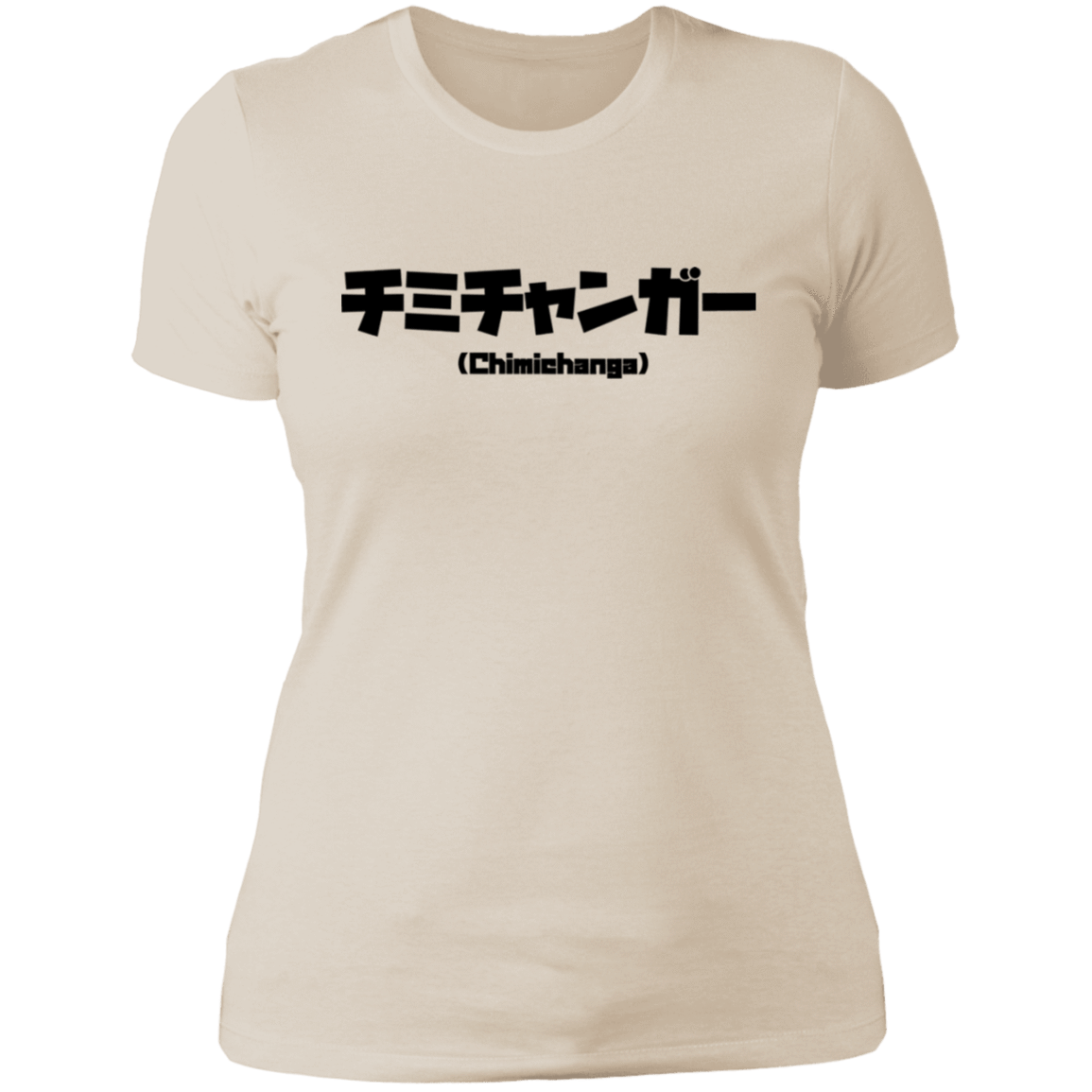 T-Shirts Ivory/ / S Chimichanga Kanji Women's Premium T-Shirt