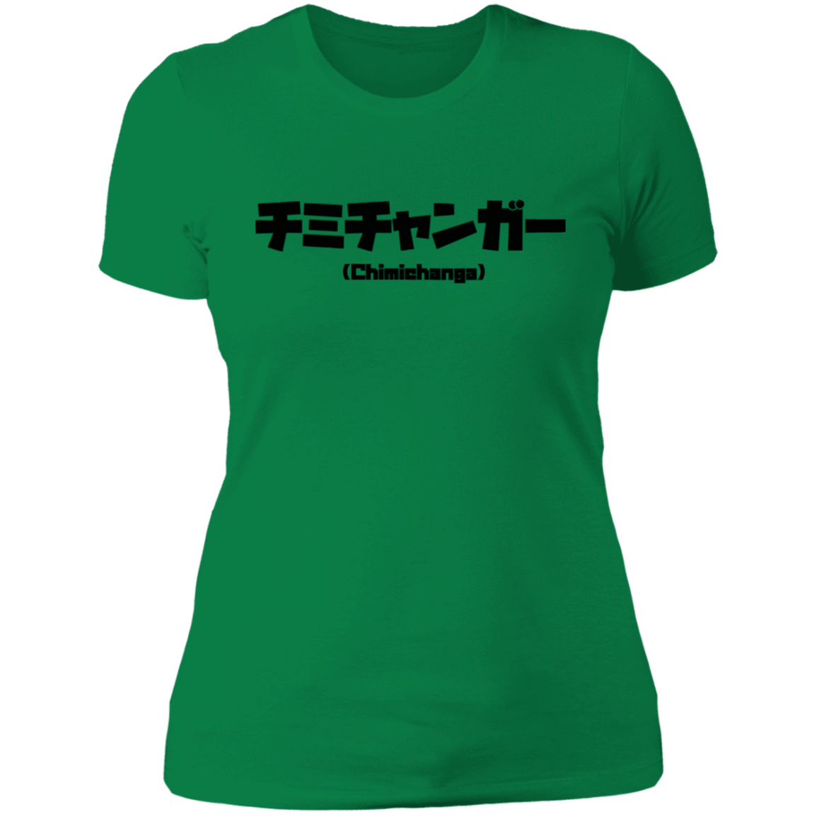 T-Shirts Kelly Green / S Chimichanga Kanji Women's Premium T-Shirt