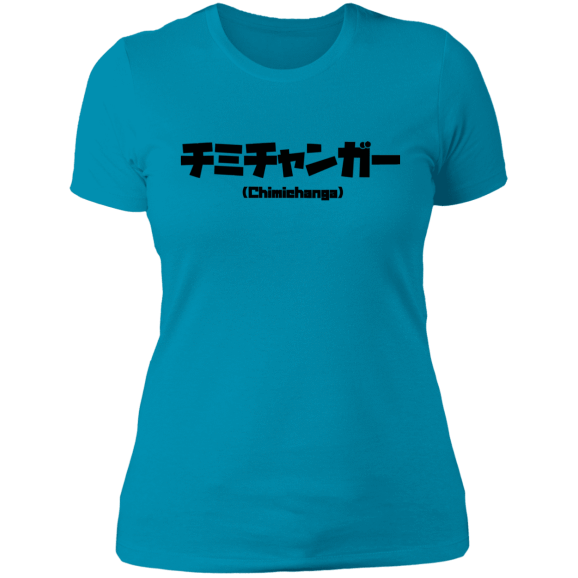 T-Shirts Turquoise / S Chimichanga Kanji Women's Premium T-Shirt