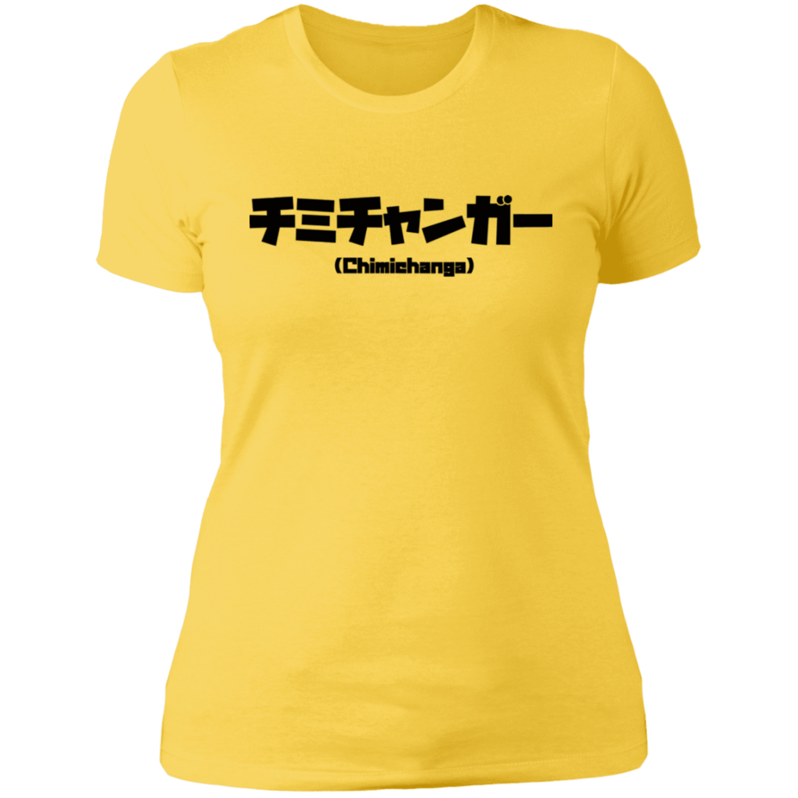 T-Shirts Vibrant Yellow / S Chimichanga Kanji Women's Premium T-Shirt