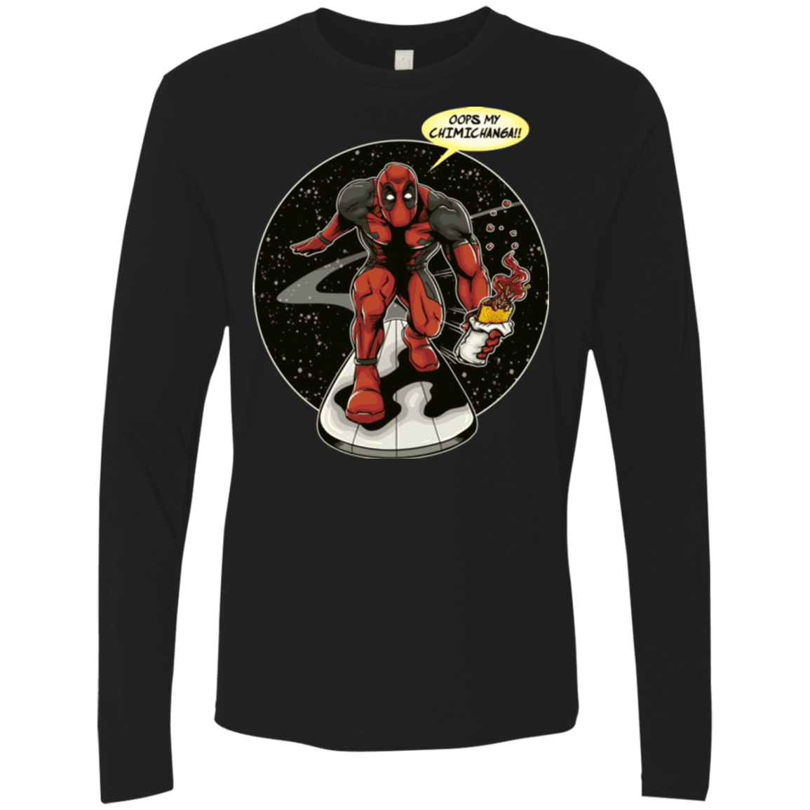 T-Shirts Black / Small Chimichanga Surfer Men's Premium Long Sleeve