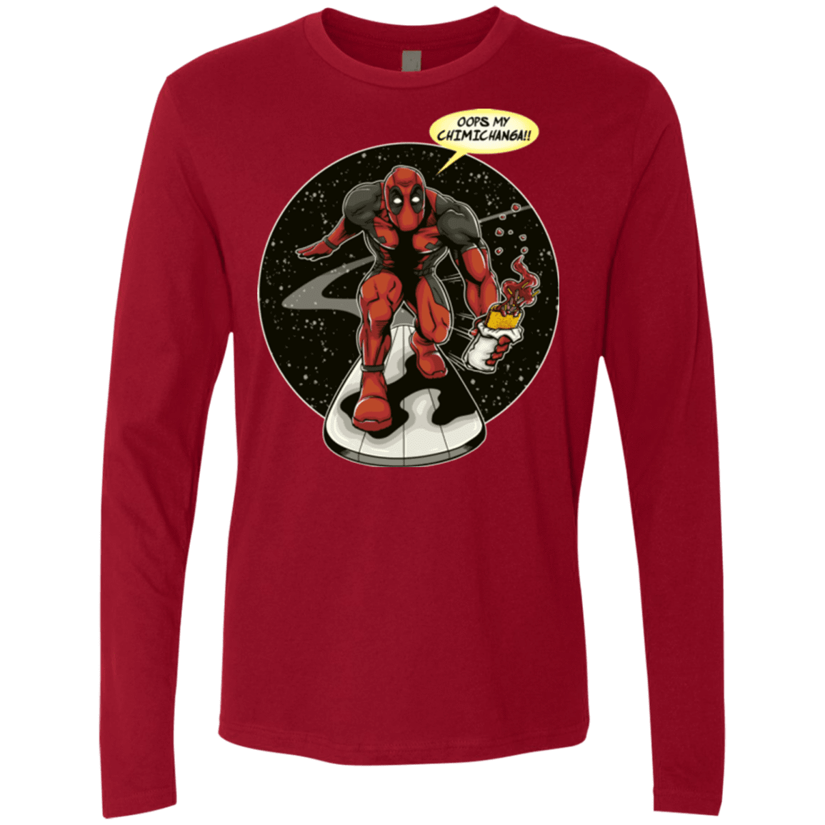 T-Shirts Cardinal / Small Chimichanga Surfer Men's Premium Long Sleeve