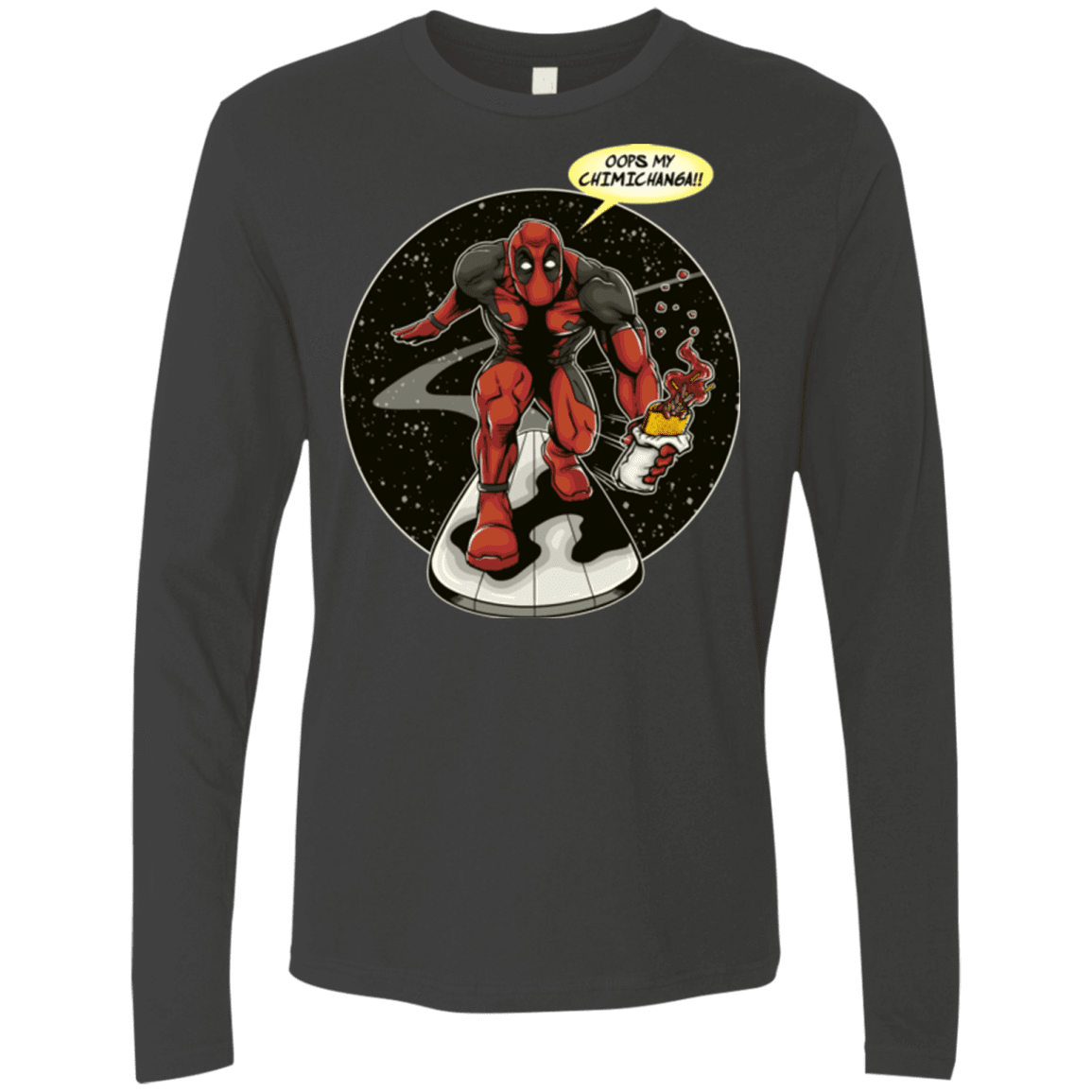 T-Shirts Heavy Metal / Small Chimichanga Surfer Men's Premium Long Sleeve