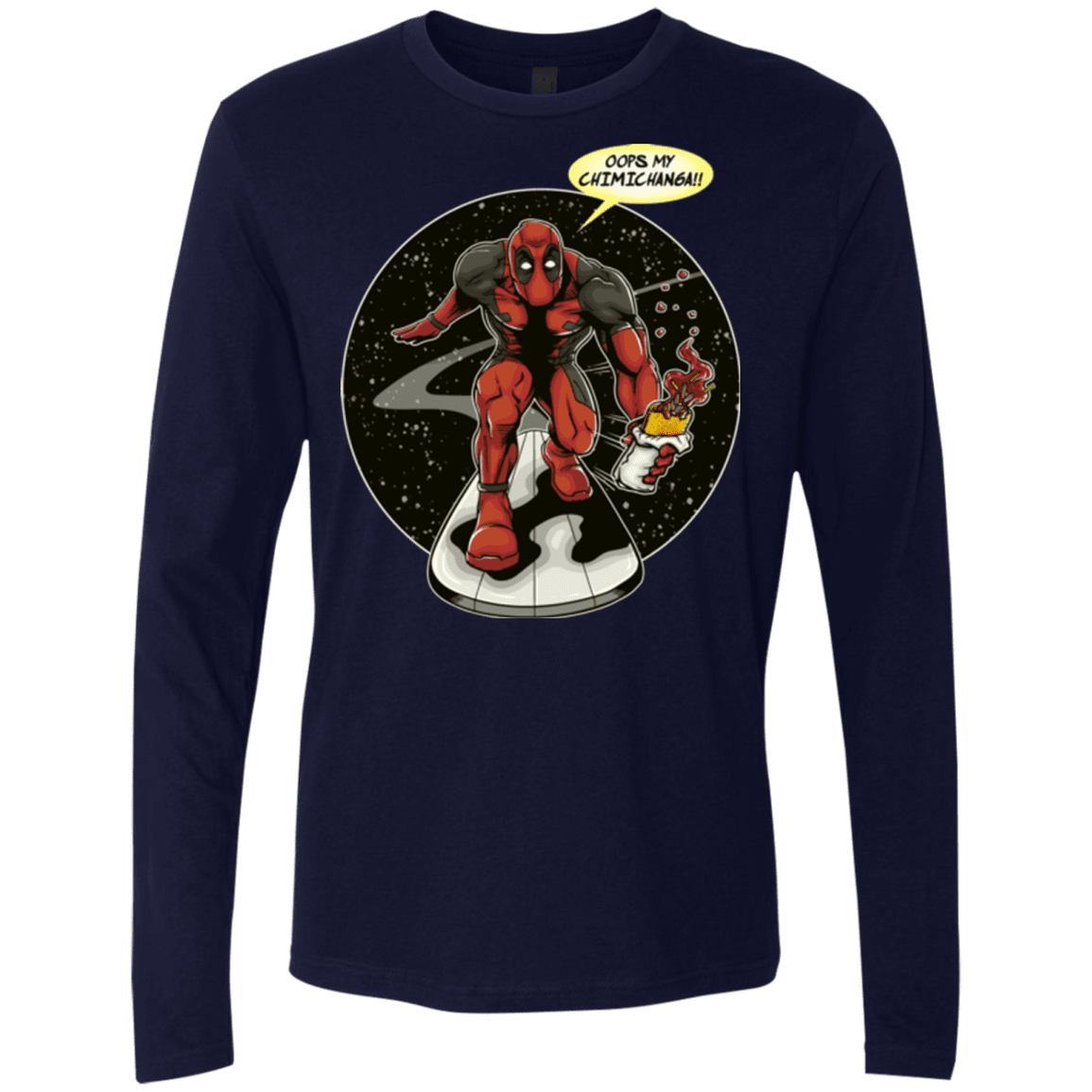 T-Shirts Midnight Navy / Small Chimichanga Surfer Men's Premium Long Sleeve