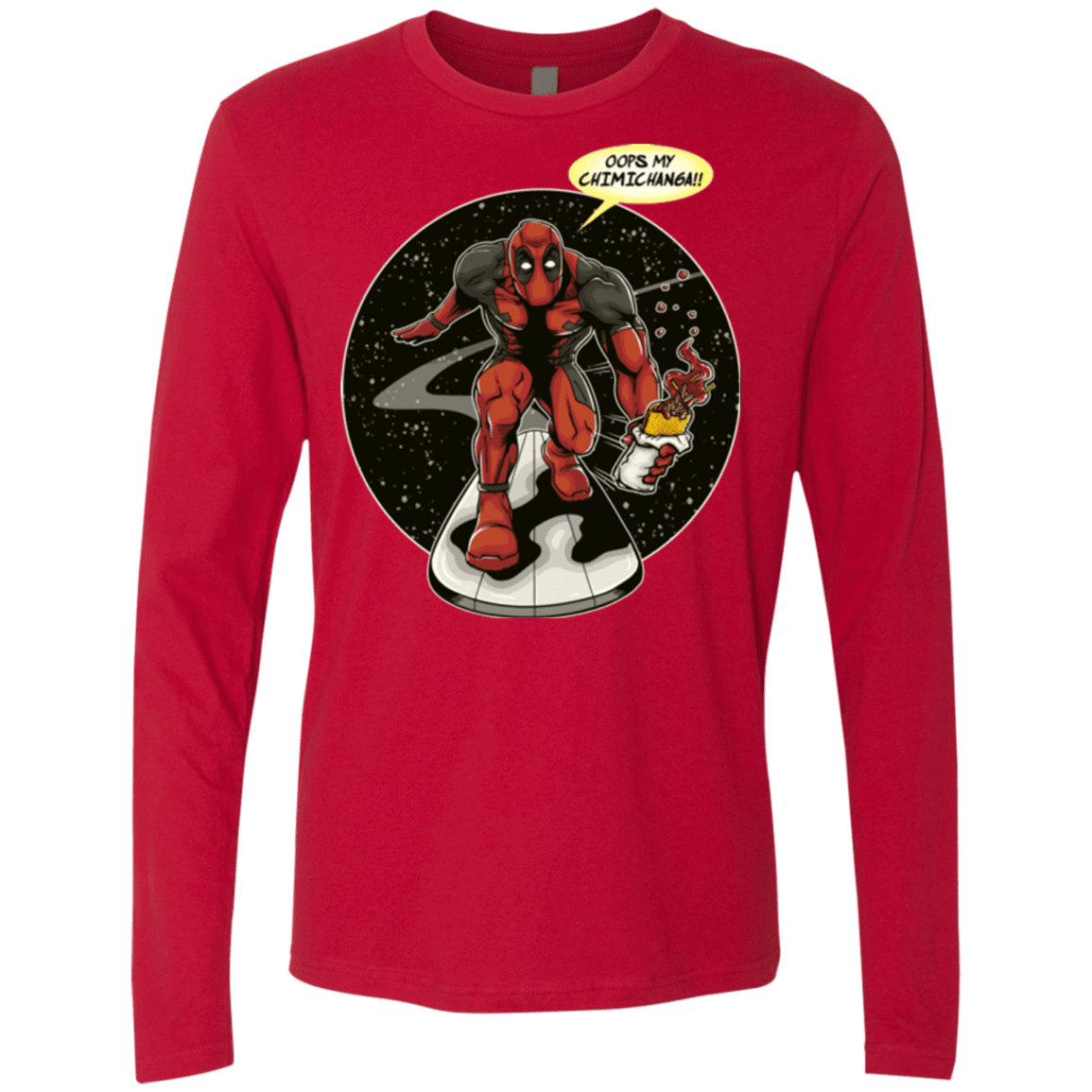 T-Shirts Red / Small Chimichanga Surfer Men's Premium Long Sleeve