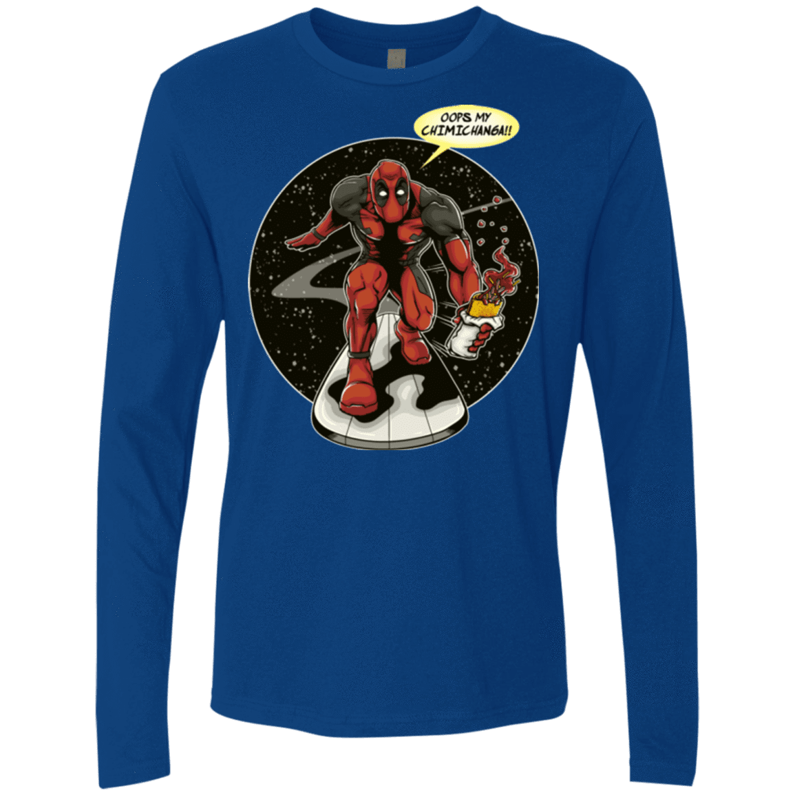 T-Shirts Royal / Small Chimichanga Surfer Men's Premium Long Sleeve