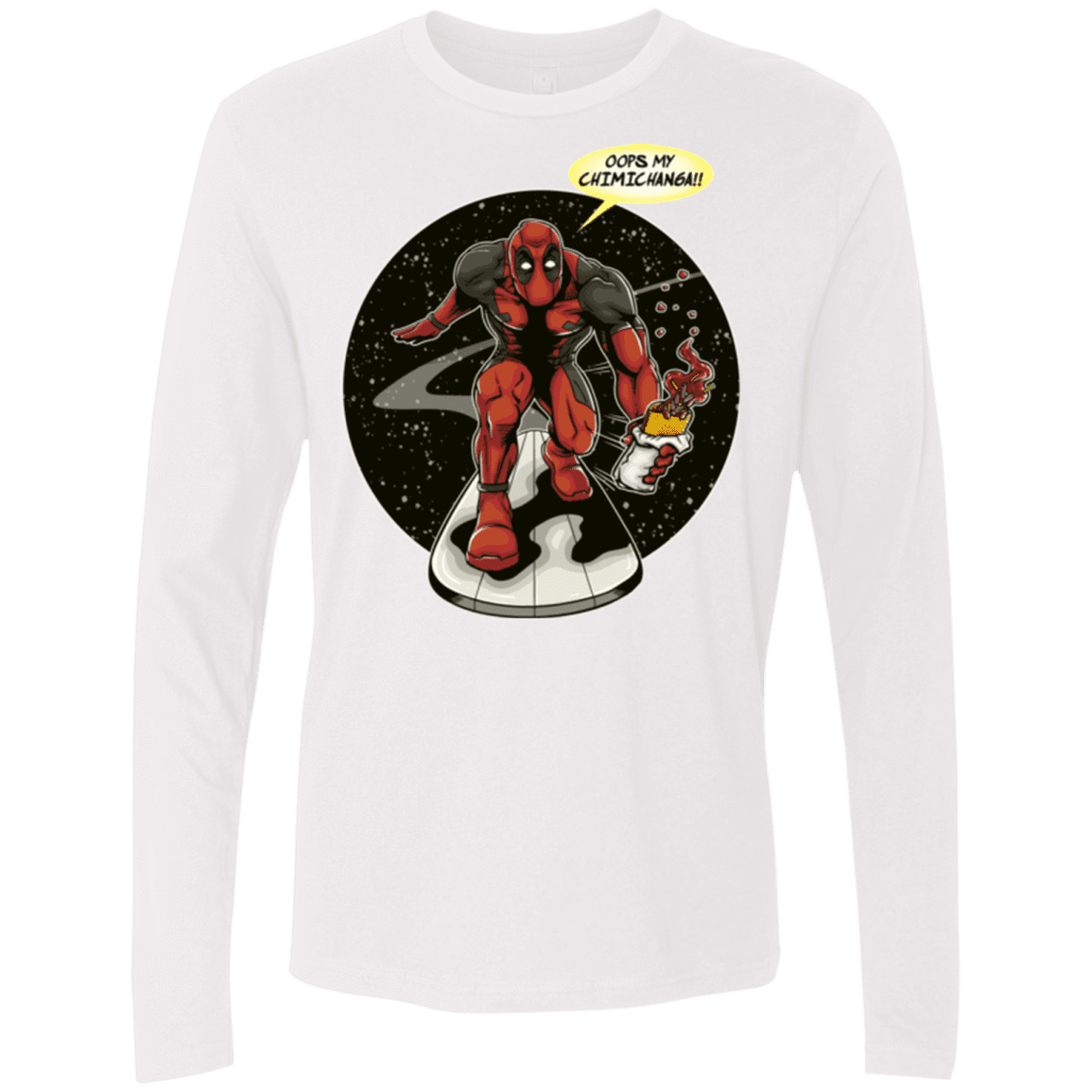 T-Shirts White / Small Chimichanga Surfer Men's Premium Long Sleeve
