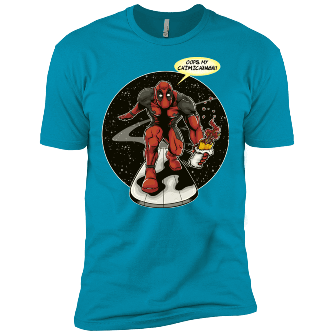 T-Shirts Turquoise / X-Small Chimichanga Surfer Men's Premium T-Shirt