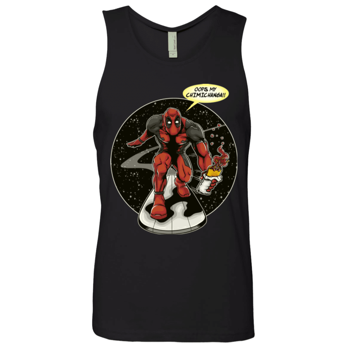 T-Shirts Black / Small Chimichanga Surfer Men's Premium Tank Top