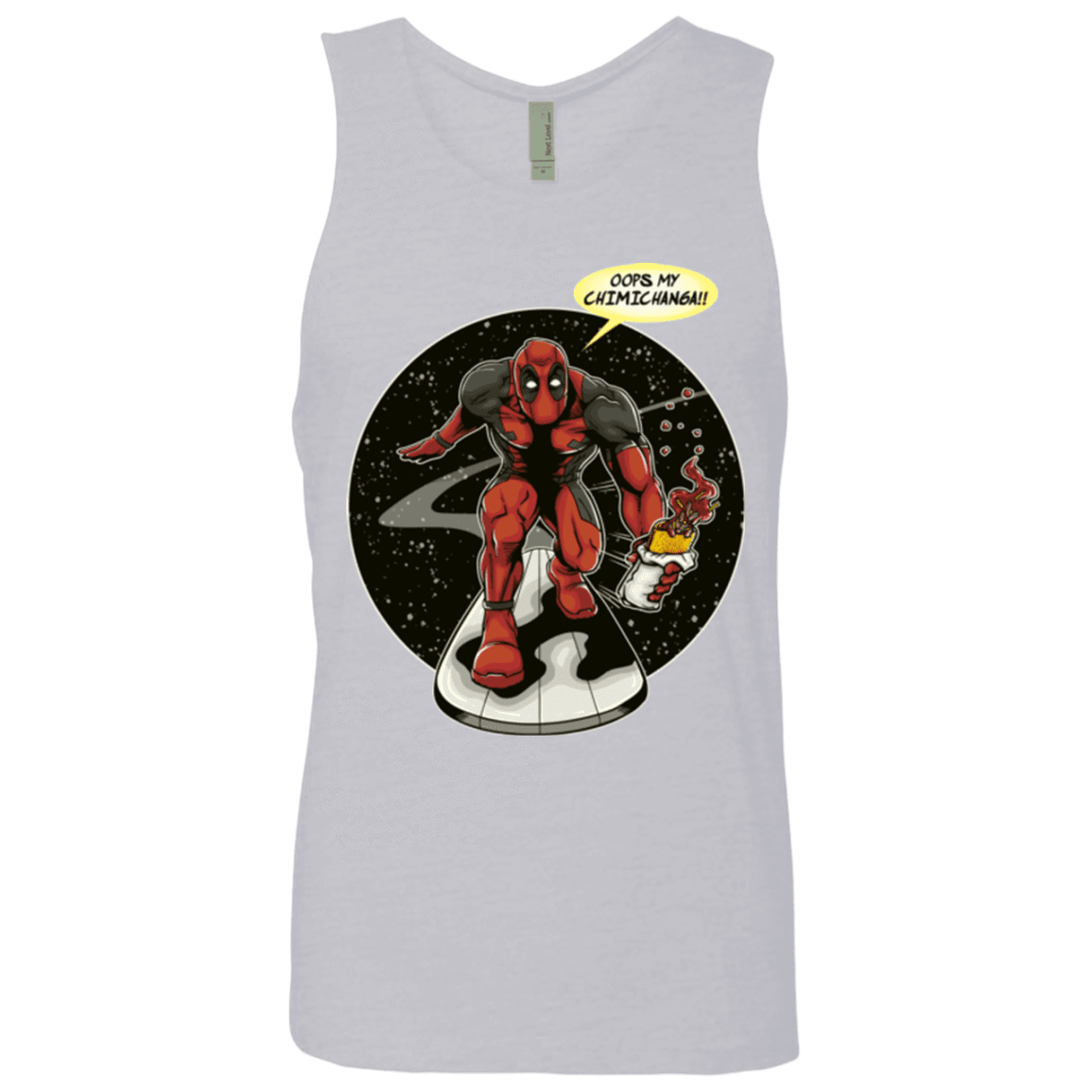 T-Shirts Heather Grey / Small Chimichanga Surfer Men's Premium Tank Top