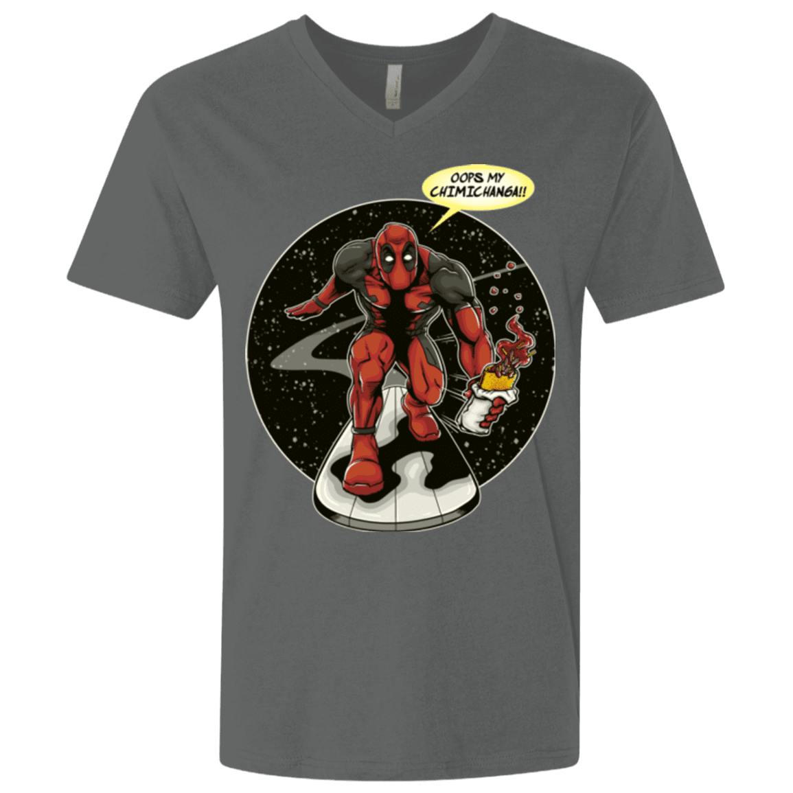 T-Shirts Heavy Metal / X-Small Chimichanga Surfer Men's Premium V-Neck