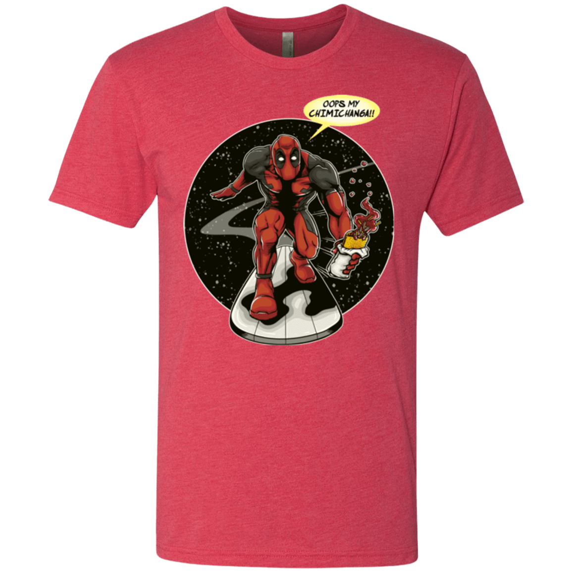 T-Shirts Vintage Red / Small Chimichanga Surfer Men's Triblend T-Shirt