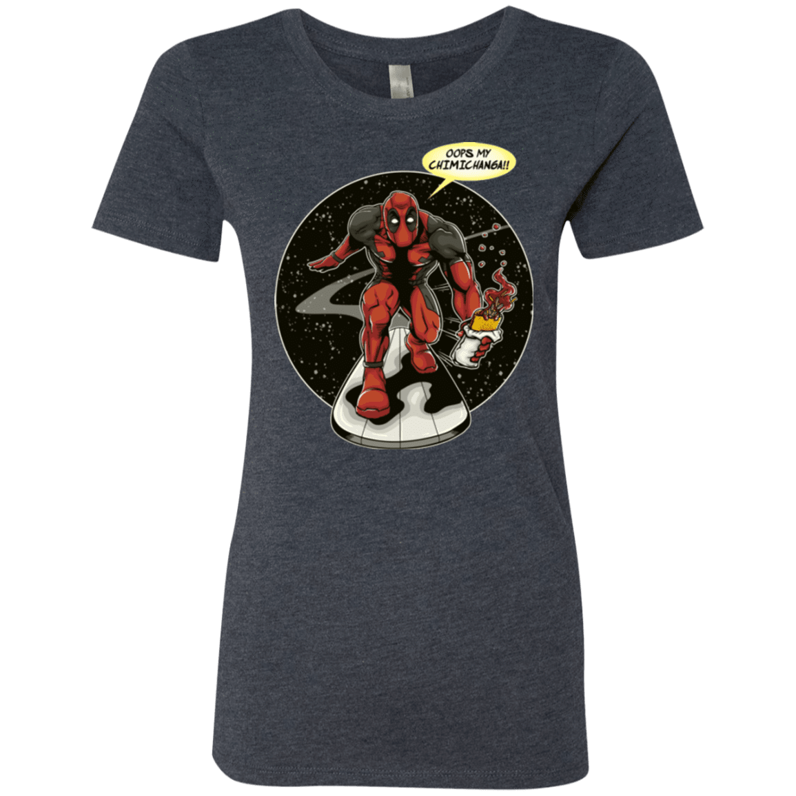 T-Shirts Vintage Navy / Small Chimichanga Surfer Women's Triblend T-Shirt