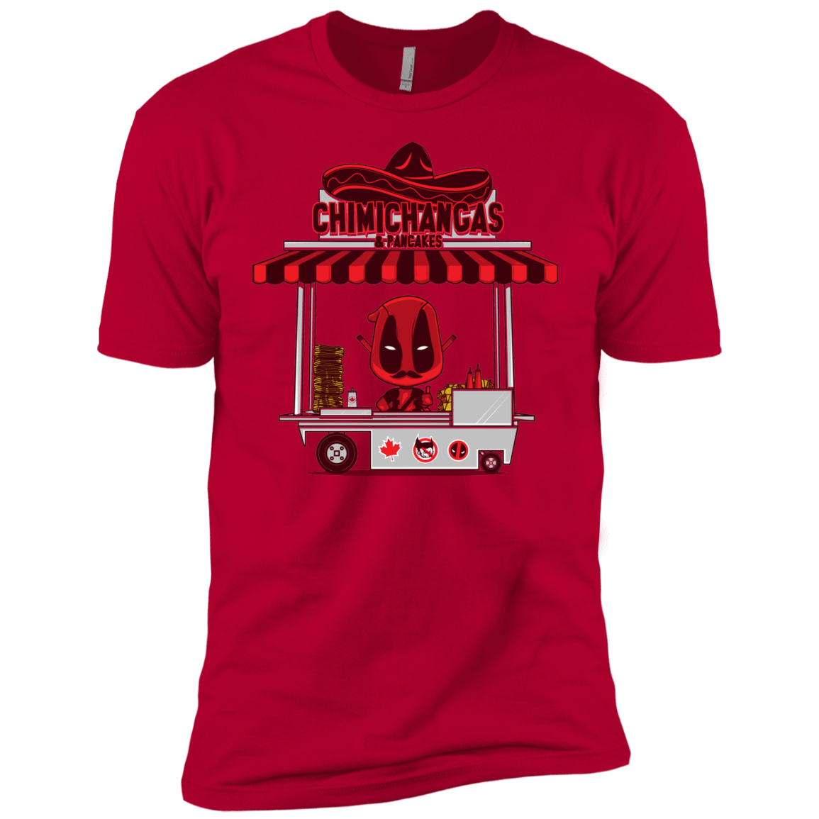 T-Shirts Red / YXS CHIMICHANGAS & PANCAKES Boys Premium T-Shirt