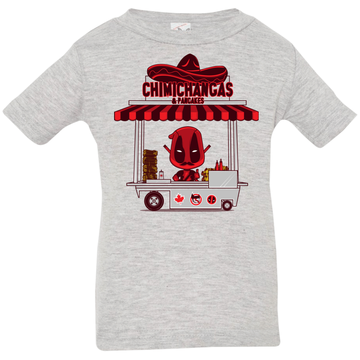 T-Shirts Heather Grey / 6 Months CHIMICHANGAS & PANCAKES Infant Premium T-Shirt