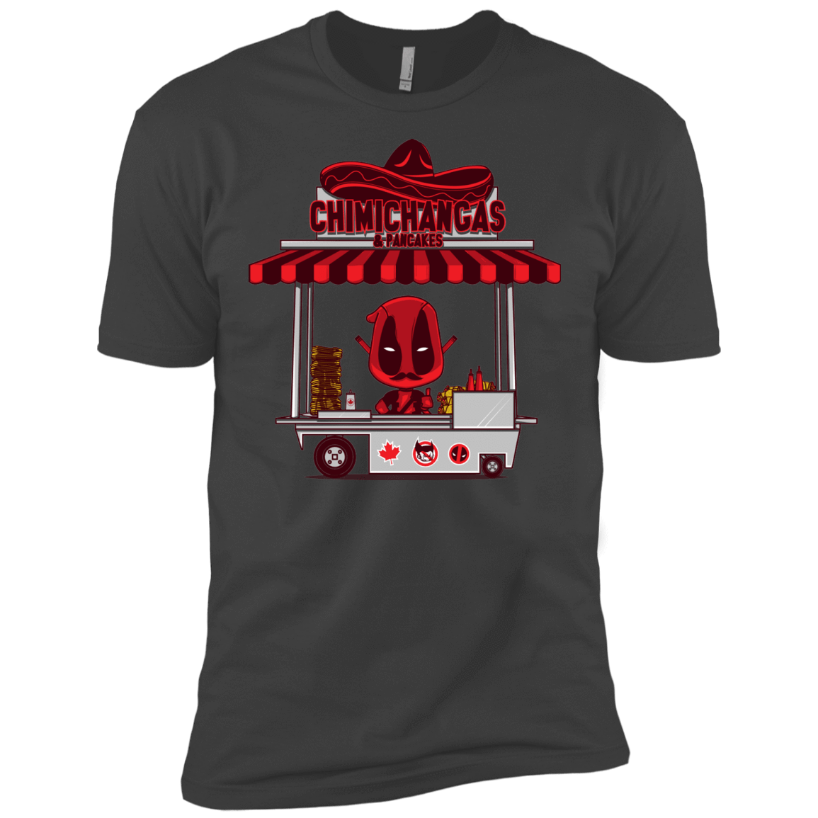 T-Shirts Heavy Metal / X-Small CHIMICHANGAS & PANCAKES Men's Premium T-Shirt