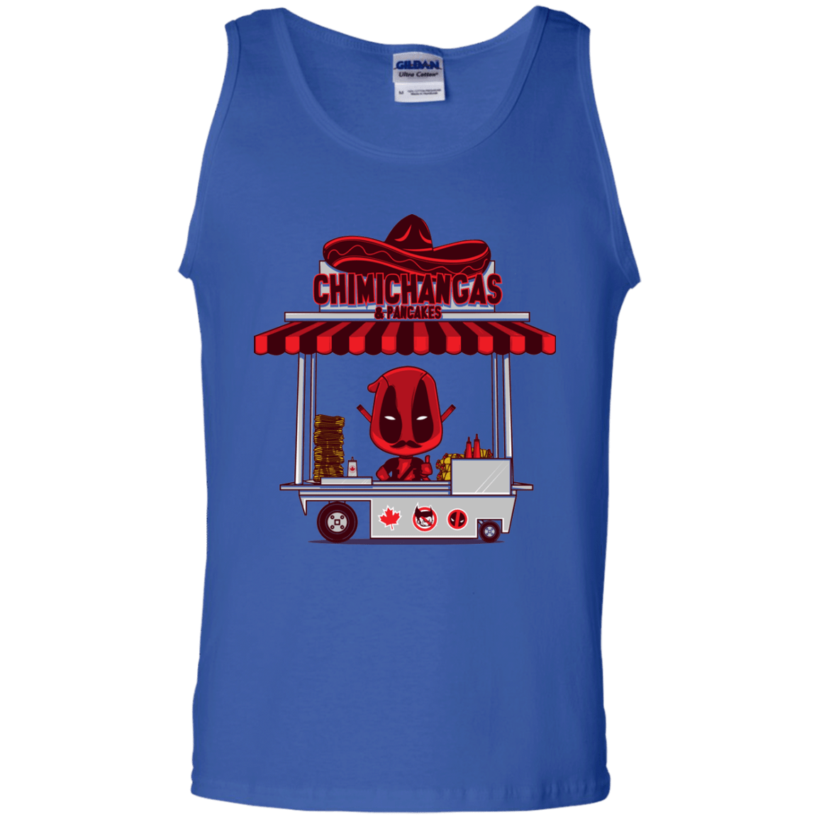 T-Shirts Royal / S CHIMICHANGAS & PANCAKES Men's Tank Top