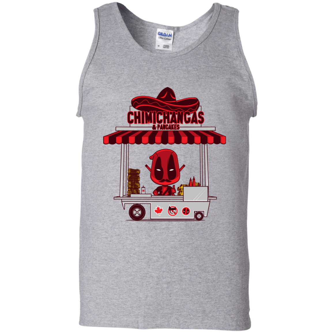 T-Shirts Sport Grey / S CHIMICHANGAS & PANCAKES Men's Tank Top