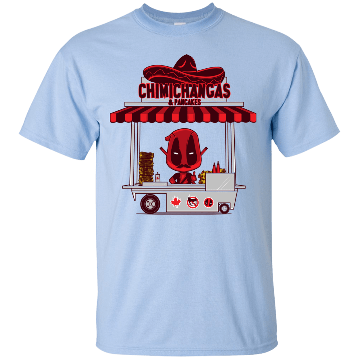 T-Shirts Light Blue / S CHIMICHANGAS & PANCAKES T-Shirt