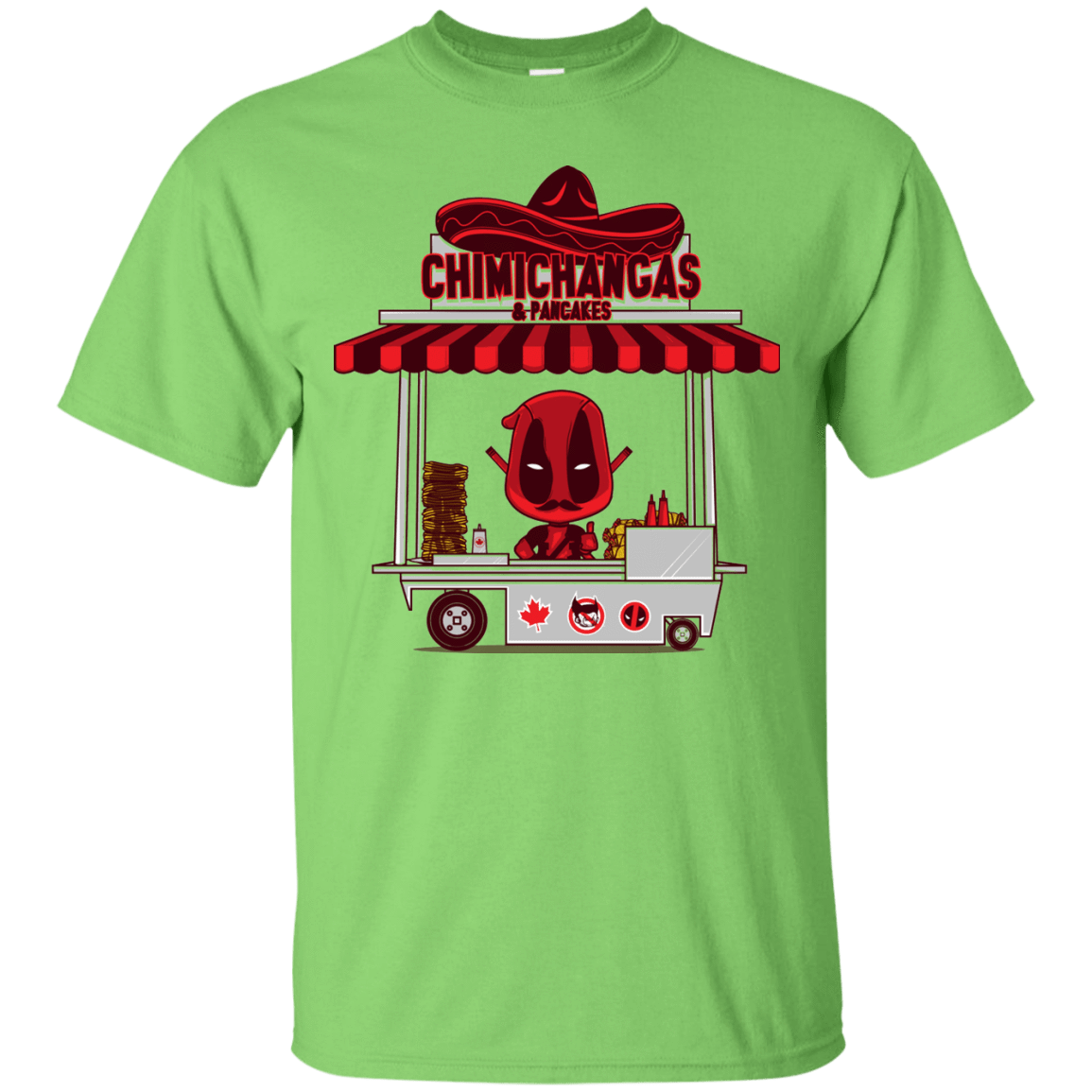 T-Shirts Lime / S CHIMICHANGAS & PANCAKES T-Shirt