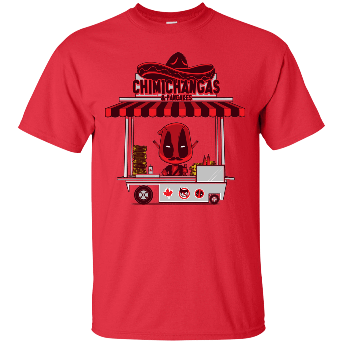 T-Shirts Red / S CHIMICHANGAS & PANCAKES T-Shirt
