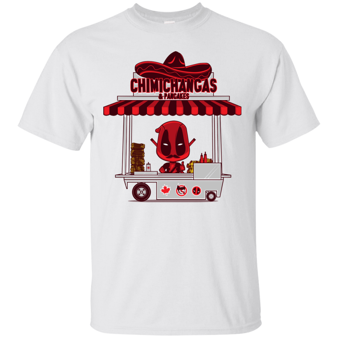 T-Shirts White / S CHIMICHANGAS & PANCAKES T-Shirt