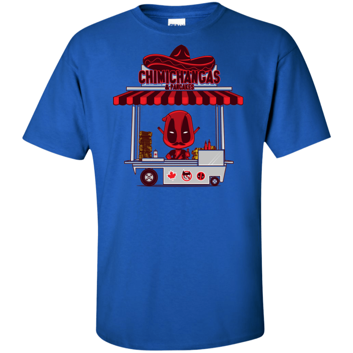 T-Shirts Royal / XLT CHIMICHANGAS & PANCAKES Tall T-Shirt