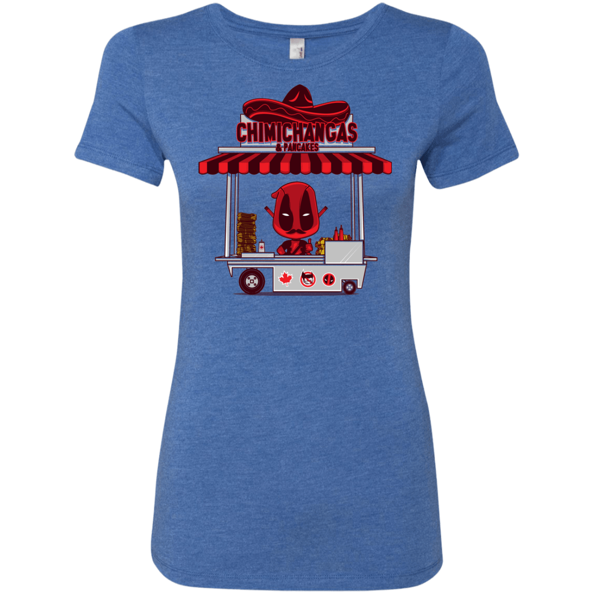 T-Shirts Vintage Royal / S CHIMICHANGAS & PANCAKES Women's Triblend T-Shirt
