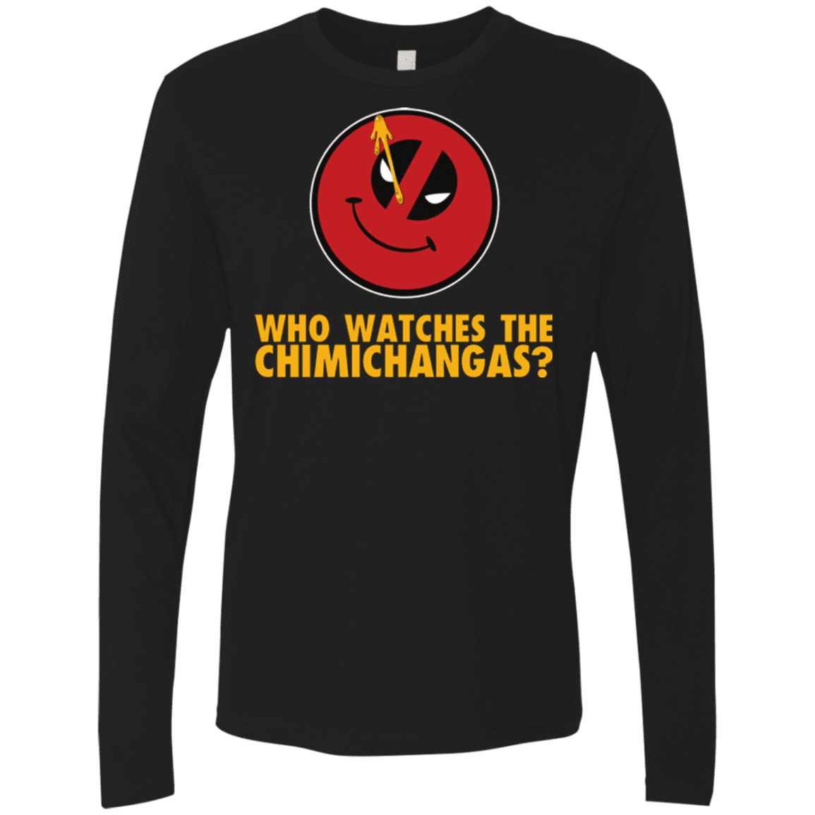 T-Shirts Black / Small Chimichangas V4 Men's Premium Long Sleeve