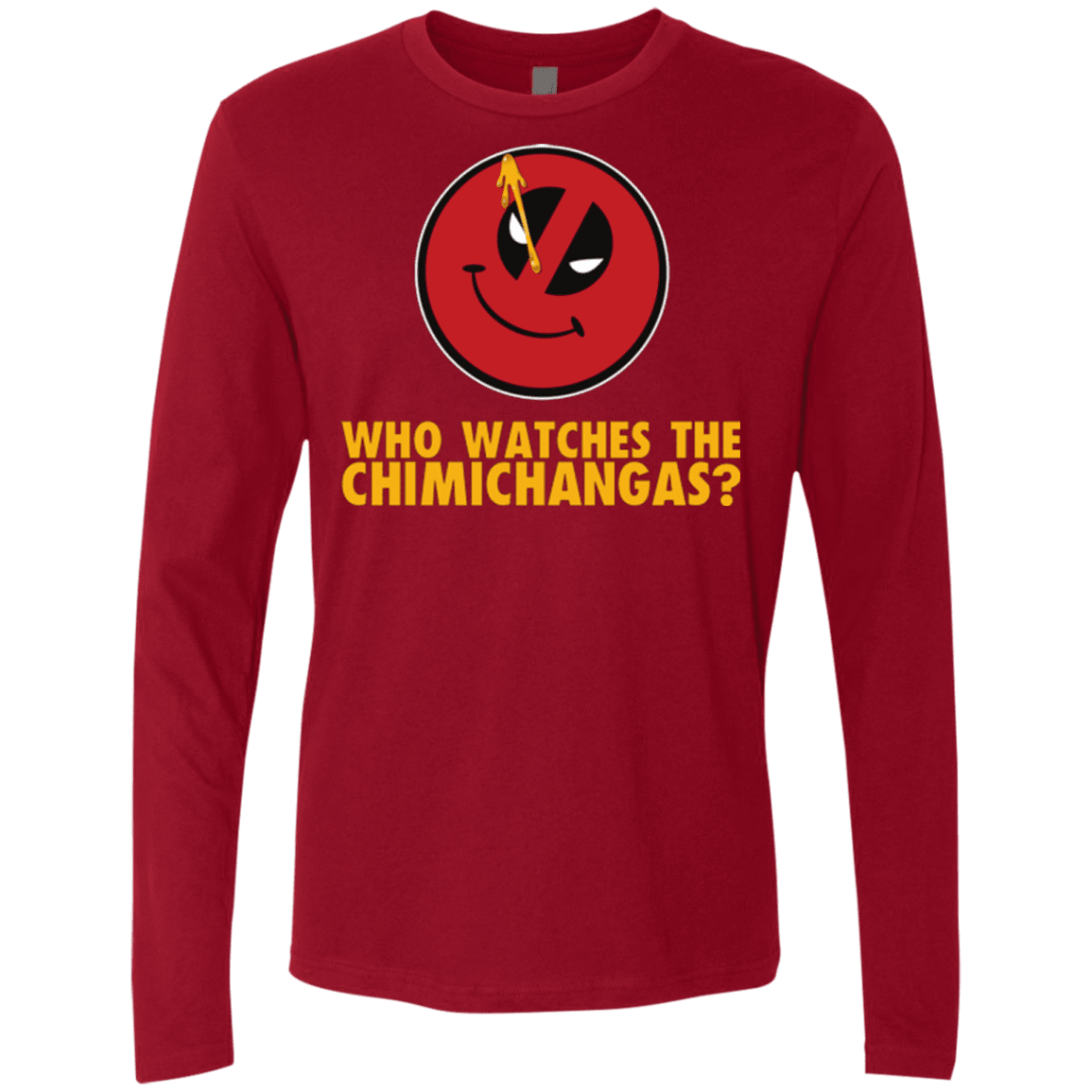 T-Shirts Cardinal / Small Chimichangas V4 Men's Premium Long Sleeve