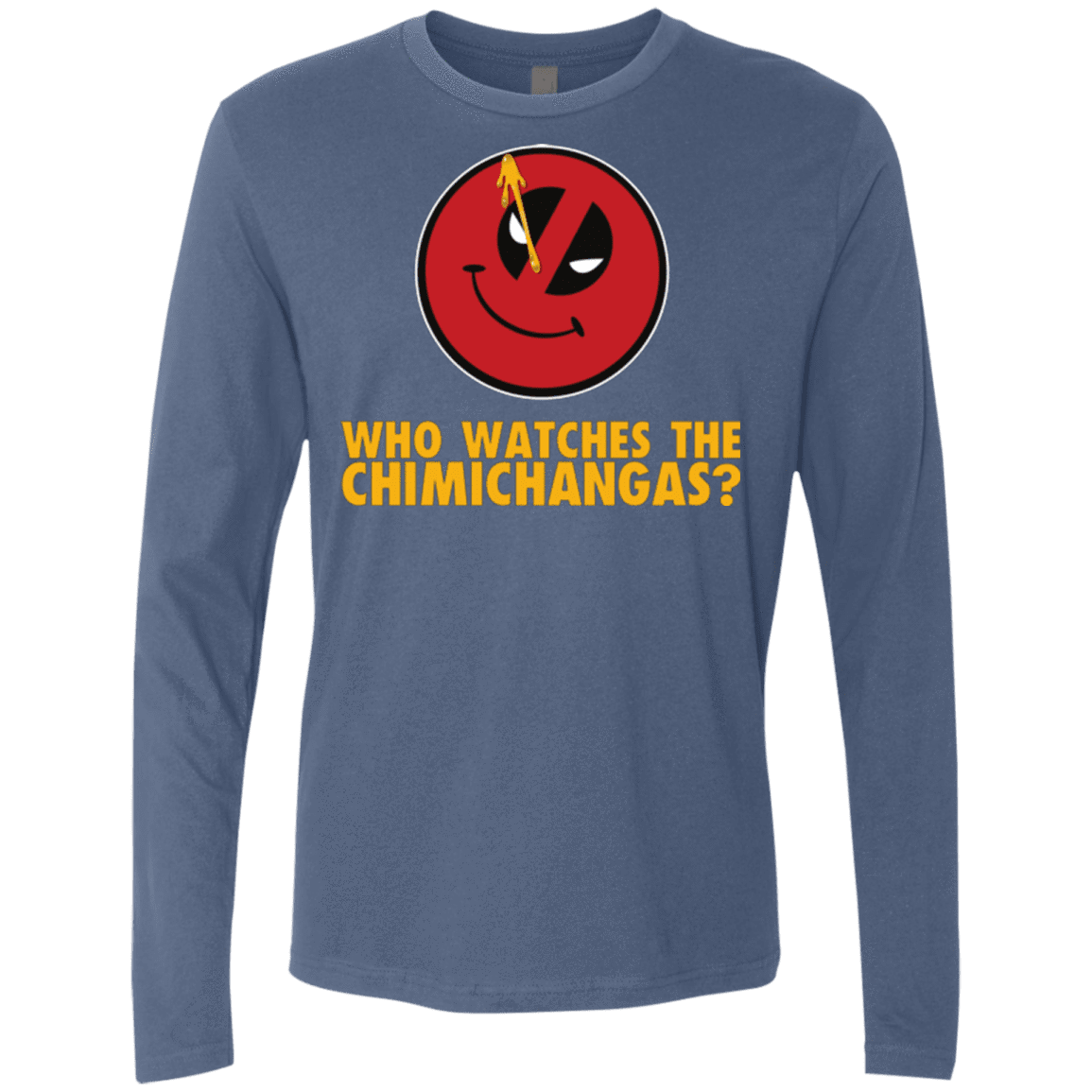 T-Shirts Indigo / Small Chimichangas V4 Men's Premium Long Sleeve