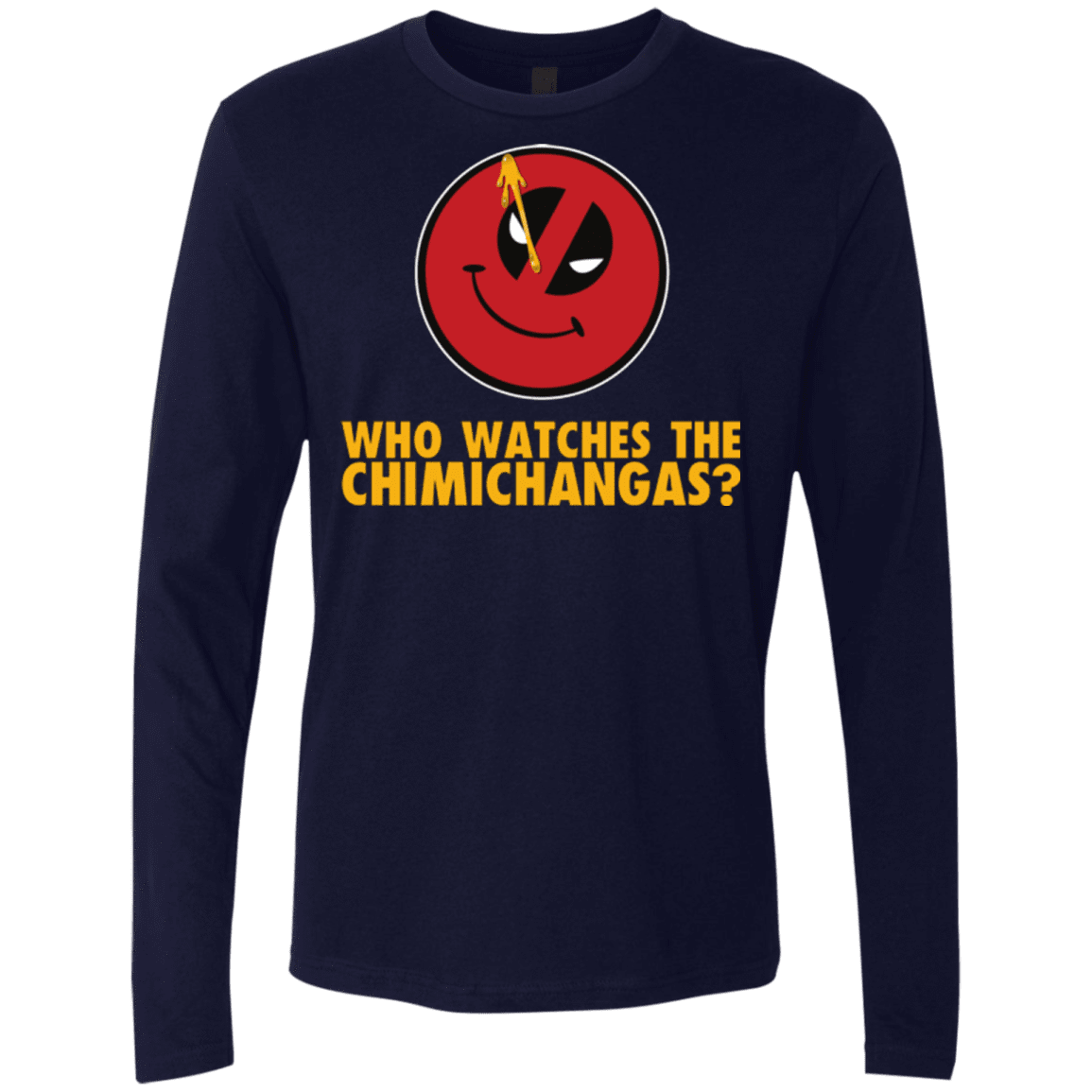 T-Shirts Midnight Navy / Small Chimichangas V4 Men's Premium Long Sleeve
