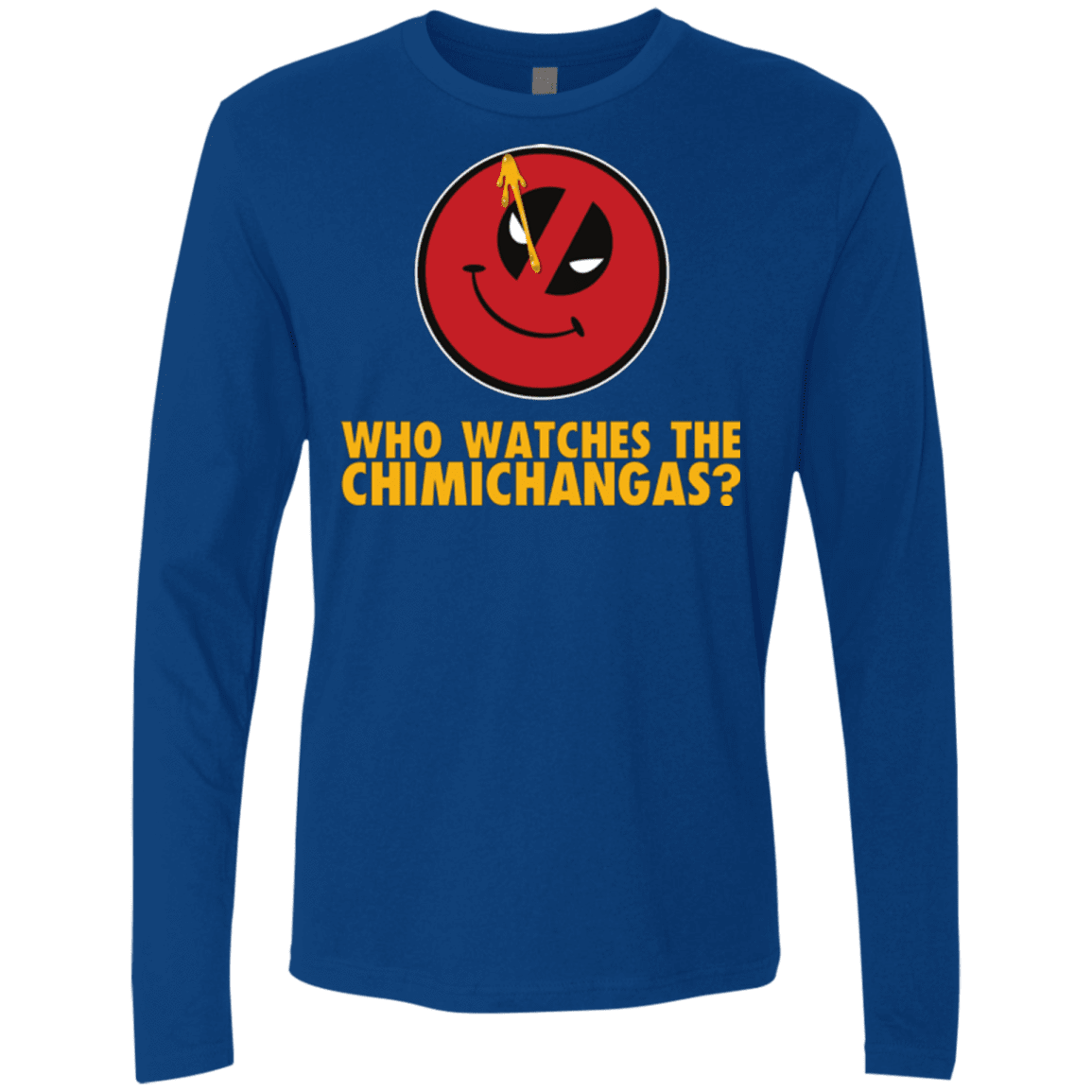 T-Shirts Royal / Small Chimichangas V4 Men's Premium Long Sleeve