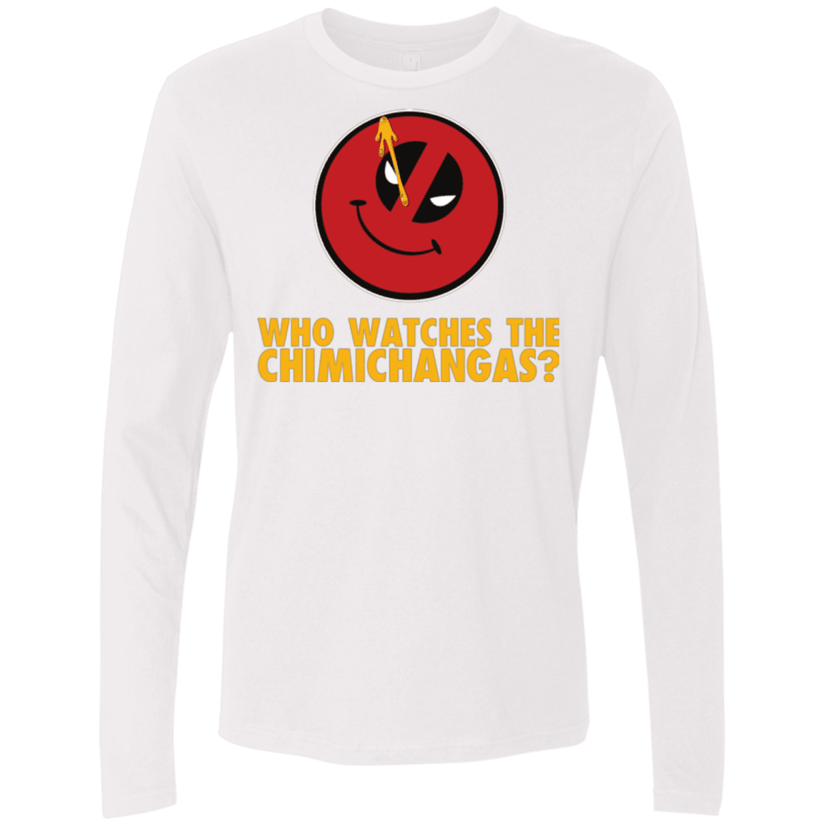 T-Shirts White / Small Chimichangas V4 Men's Premium Long Sleeve
