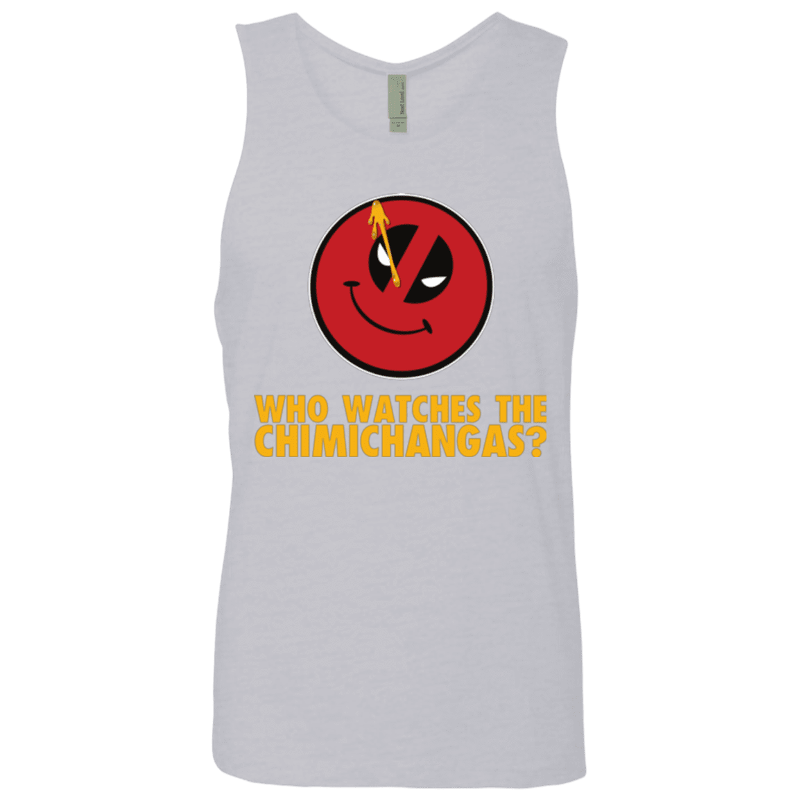 T-Shirts Heather Grey / Small Chimichangas V4 Men's Premium Tank Top