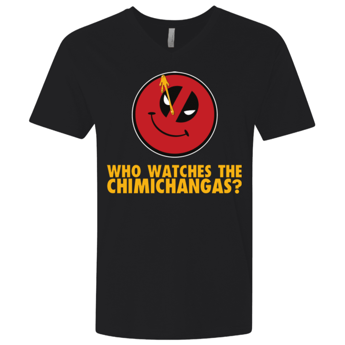 T-Shirts Black / X-Small Chimichangas V4 Men's Premium V-Neck