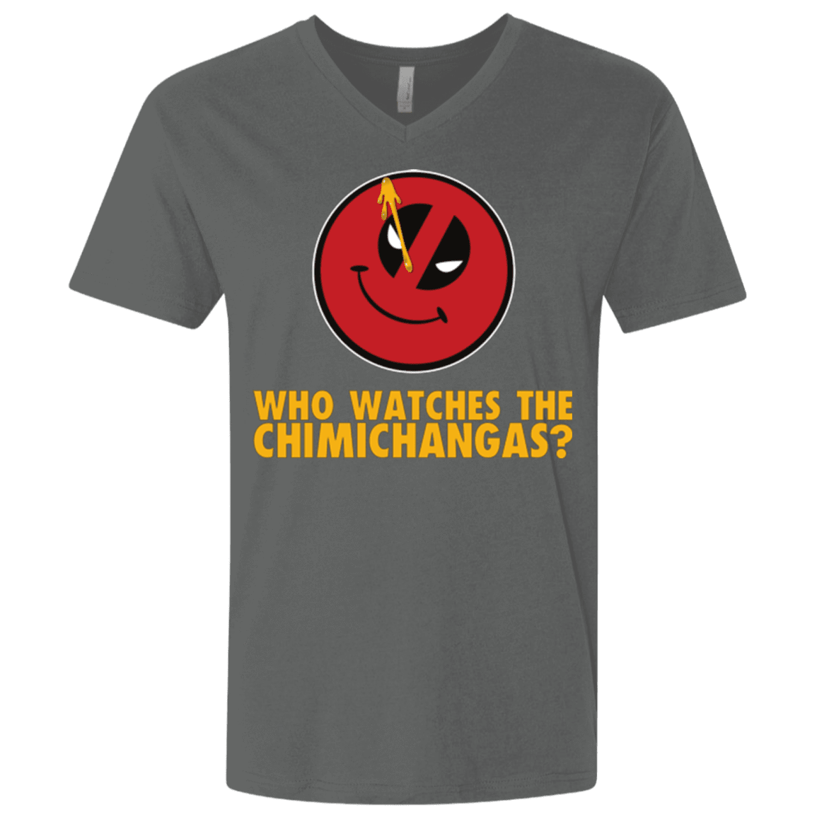 T-Shirts Heavy Metal / X-Small Chimichangas V4 Men's Premium V-Neck