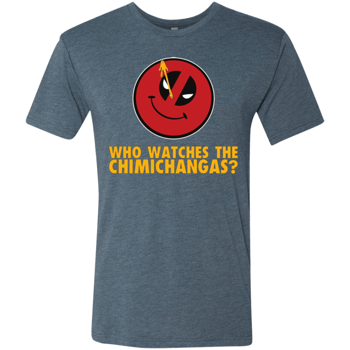 T-Shirts Indigo / Small Chimichangas V4 Men's Triblend T-Shirt