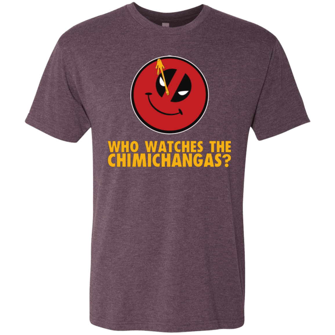 T-Shirts Vintage Purple / Small Chimichangas V4 Men's Triblend T-Shirt