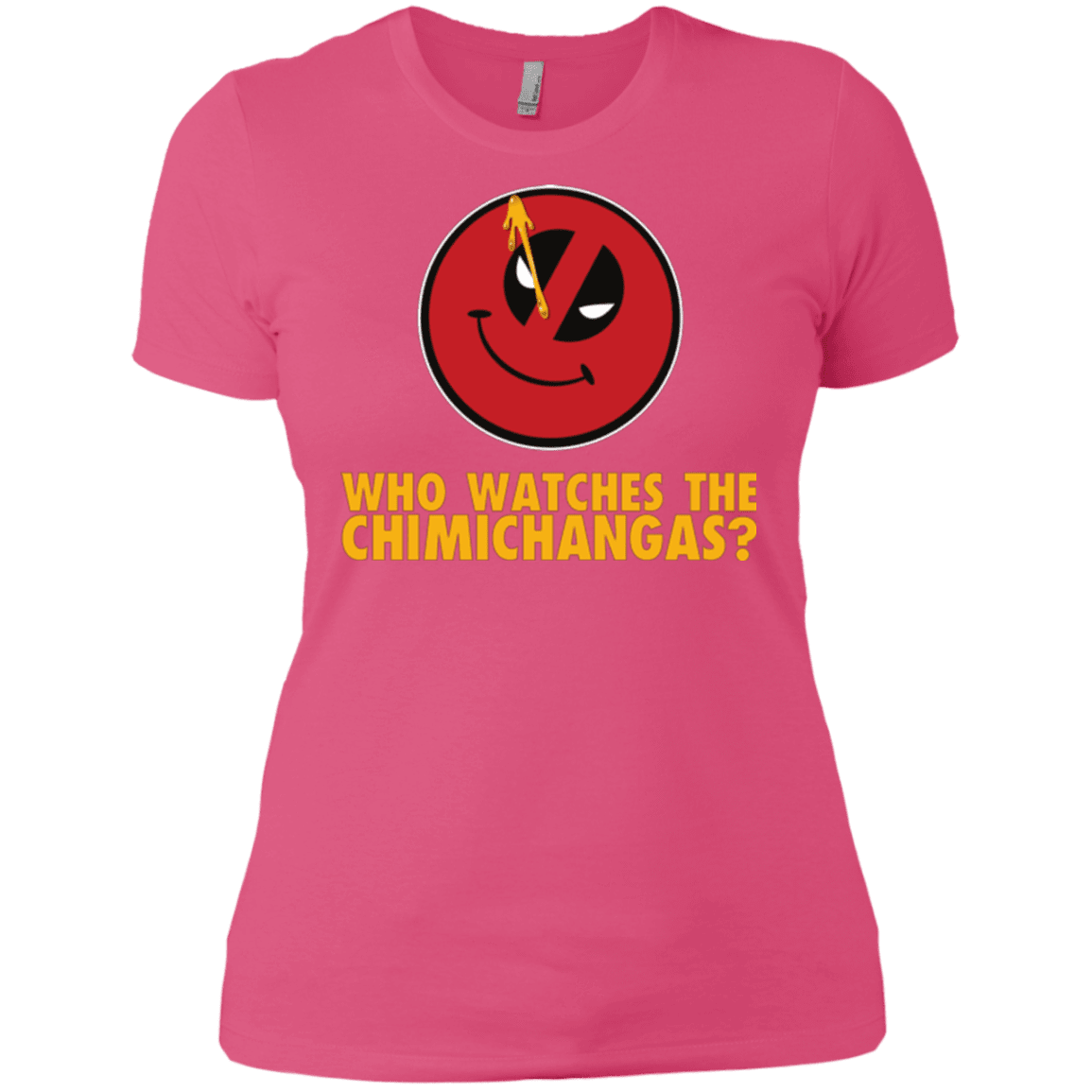 T-Shirts Hot Pink / X-Small Chimichangas V4 Women's Premium T-Shirt