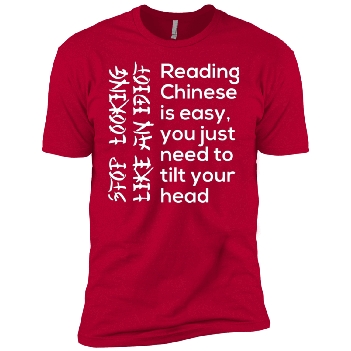 T-Shirts Red / YXS Chinese Boys Premium T-Shirt