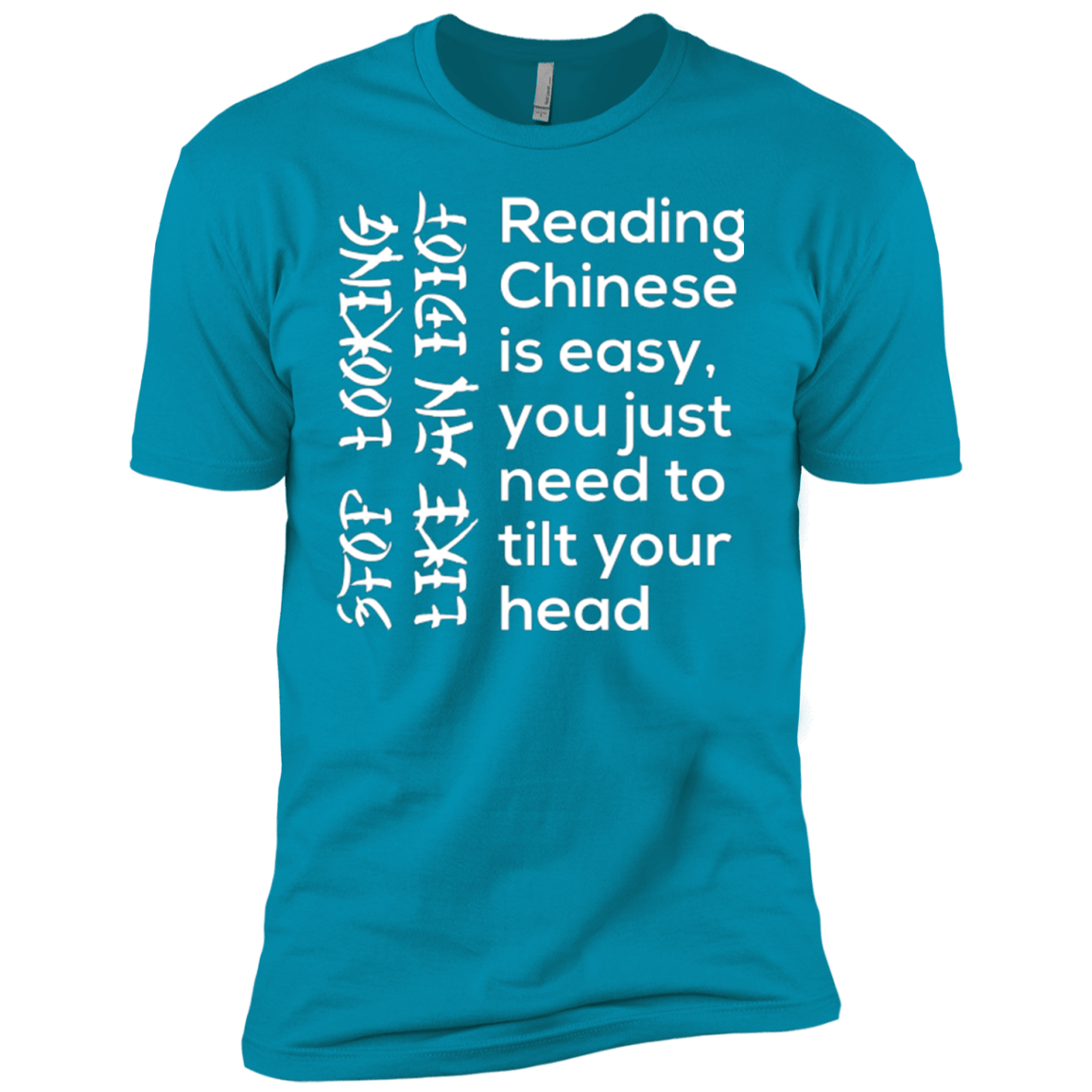 T-Shirts Turquoise / YXS Chinese Boys Premium T-Shirt