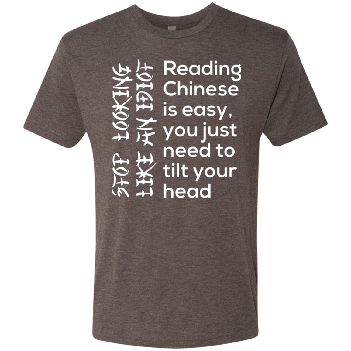 T-Shirts Macchiato / Small Chinese Men's Triblend T-Shirt