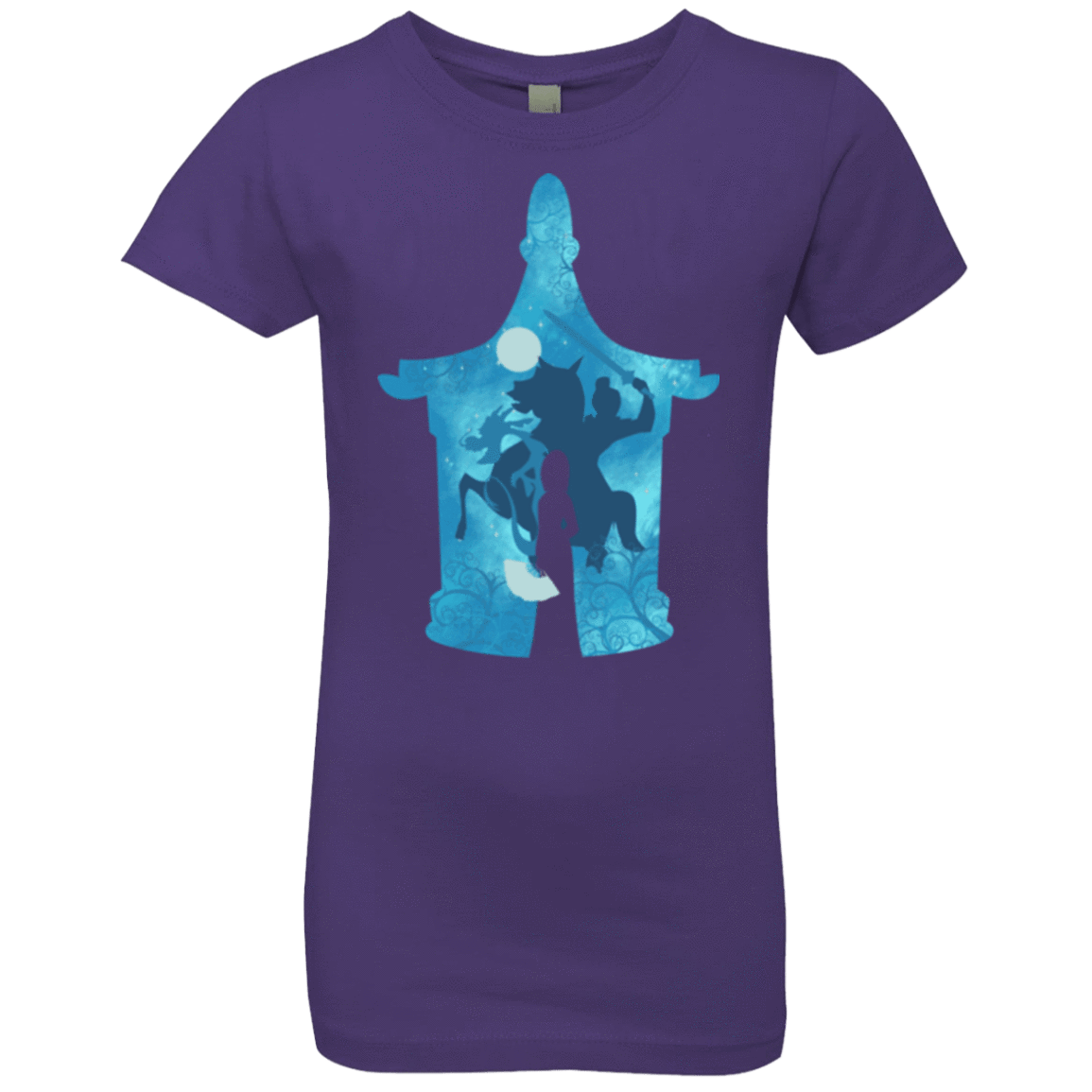 T-Shirts Purple Rush / YXS Chinese Portrait Girls Premium T-Shirt