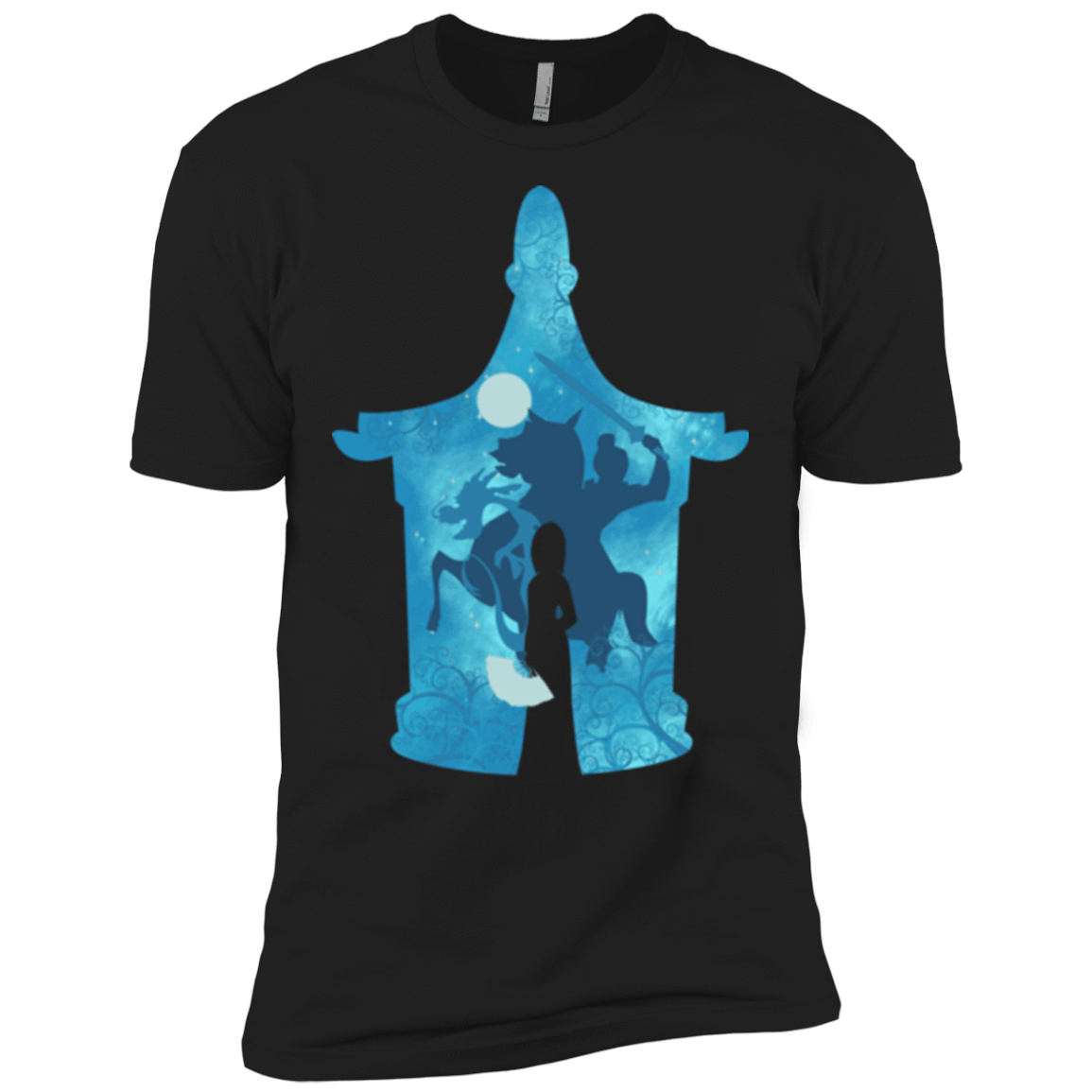 T-Shirts Black / X-Small Chinese Portrait Men's Premium T-Shirt