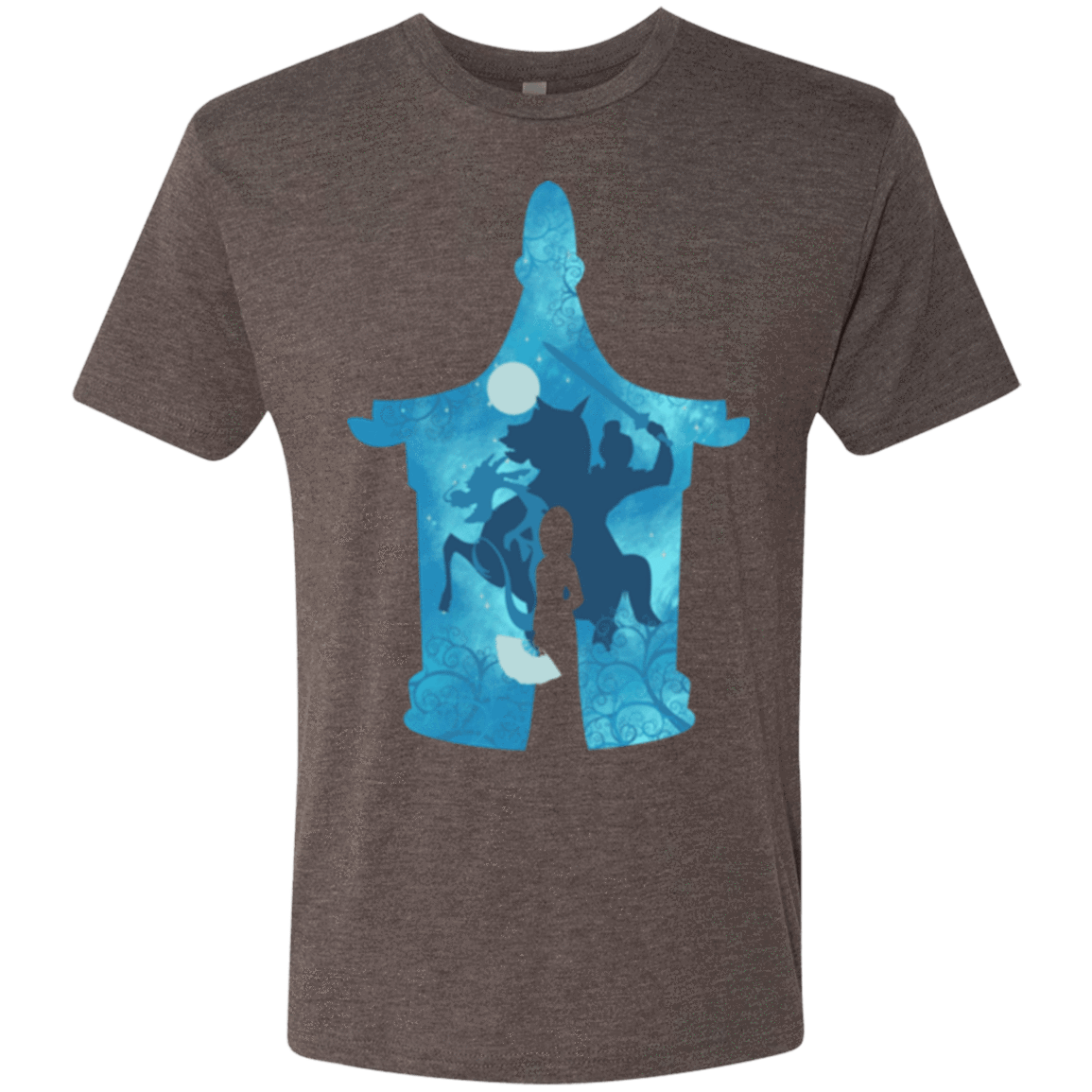 T-Shirts Macchiato / S Chinese Portrait Men's Triblend T-Shirt